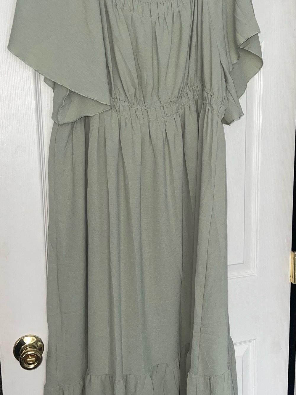 Amazon Sage Green Midi Dress - Picture 2 of 2